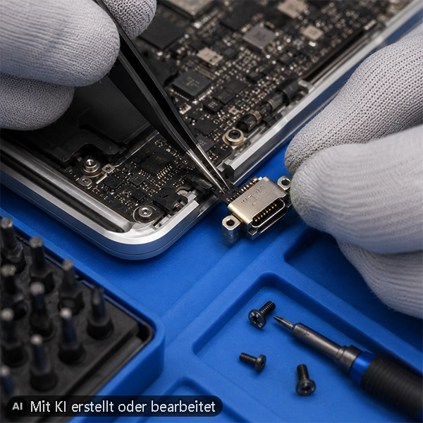 Apple MacBook Ladebuchse Austausch
